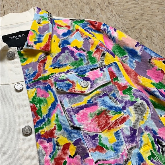 Custom Hand Painted Jean Jacket - Picture 4 of 5